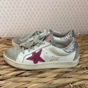 Kids Glitter Star Sneakers